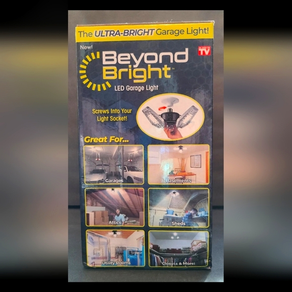 Beyond Bright BEBR-MC 3500 Lumens LED Ultra-Bright Garage Light - White New - Picture 2 of 6